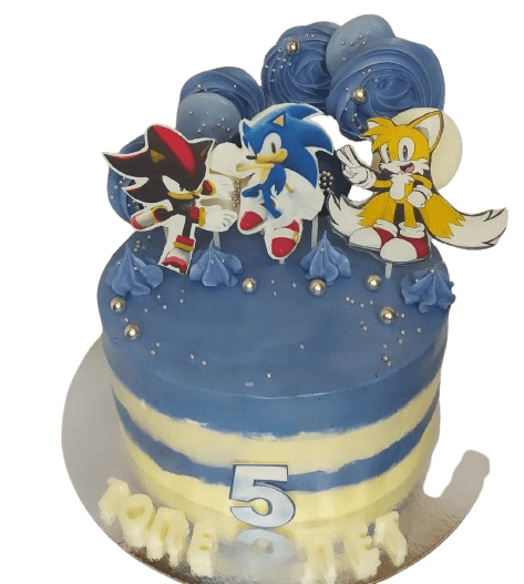 Торт «Соник и его друзья»