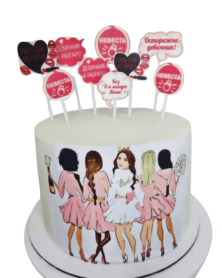 Свадебный торт от подруг невесте