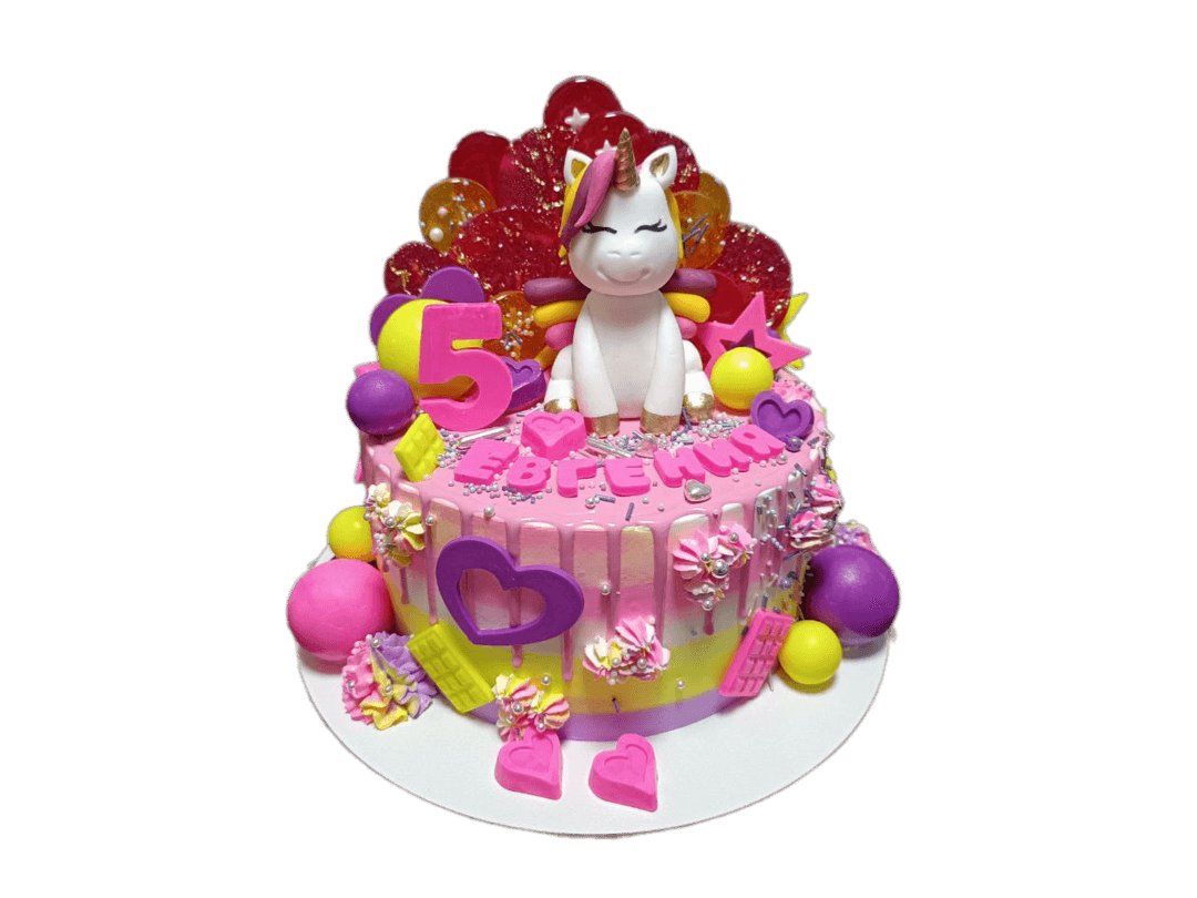 Торт волшебный единорог на праздник