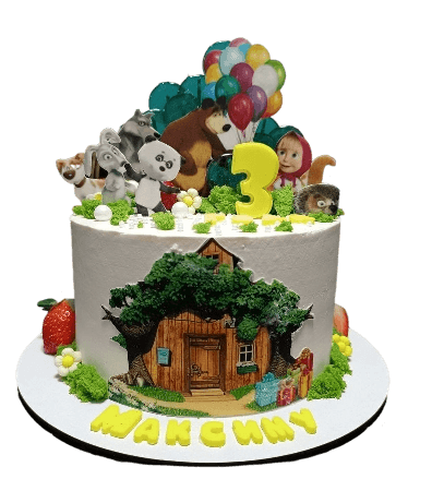 Торт сказочное приключение с Машей